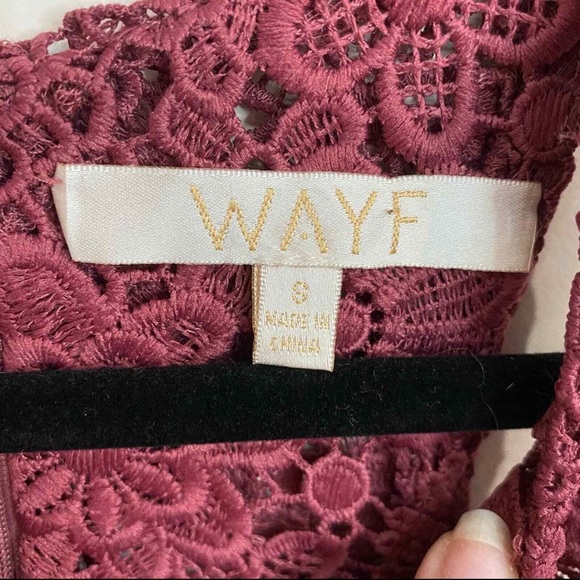 NWT WAYF ROSE LACE DRESS - Picture 8 of 8